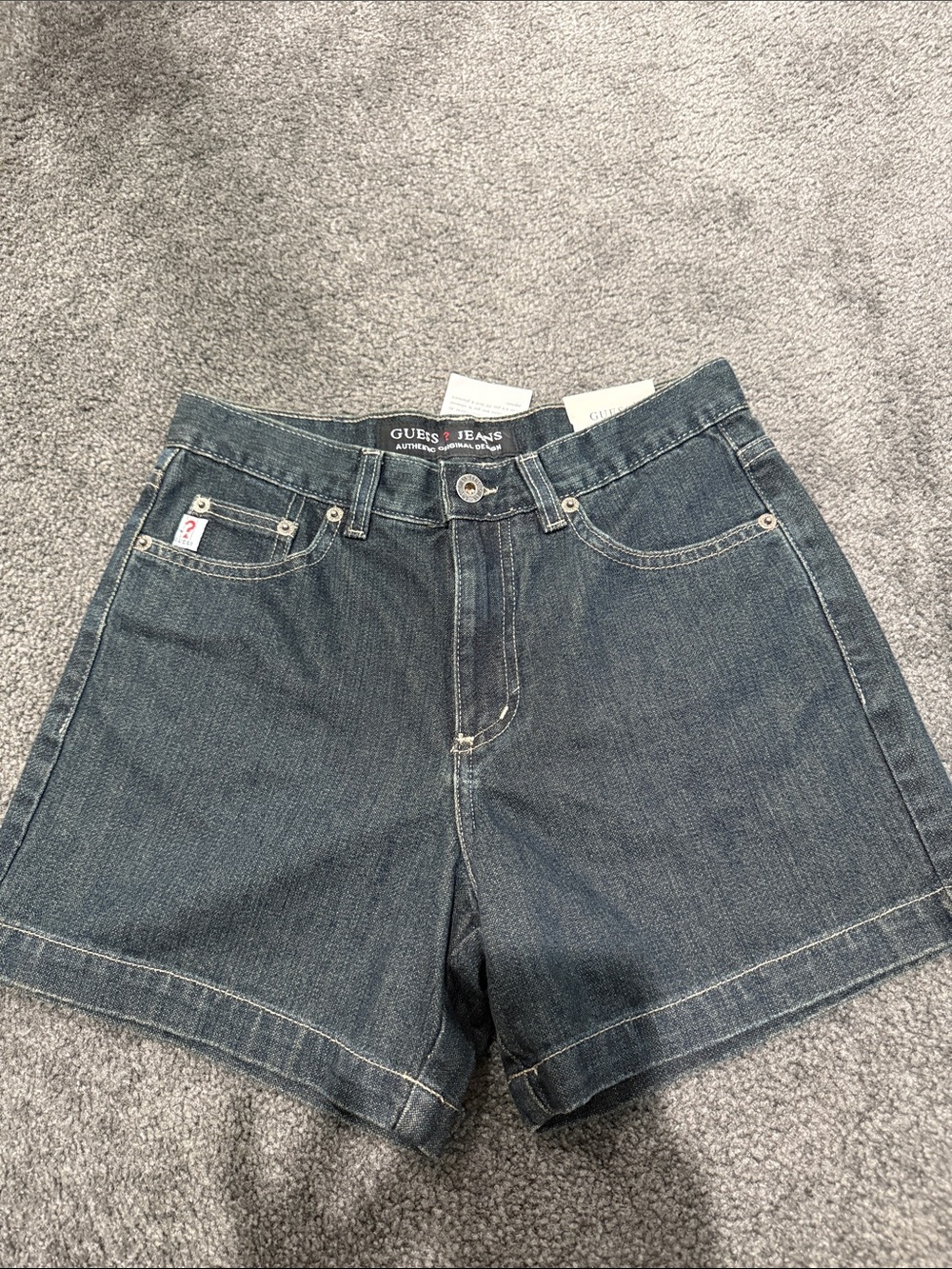 GUESS Women's Dark Wash Denim Shorts